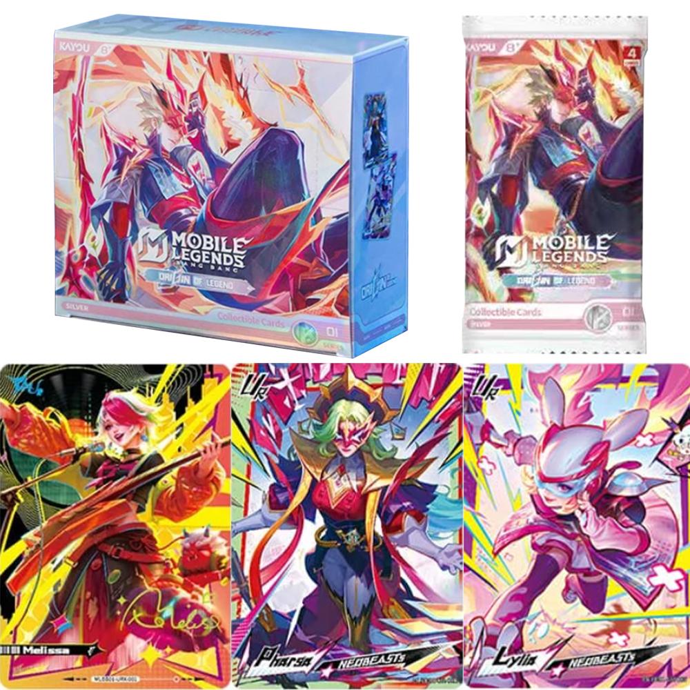 KAYOU Mobile Legends Bang Bang Karten Hand des Schicksals Serie URSPRUNG DER LEGENDE Englische Version Spiel Sammelkarte Spielzeug Geschenk