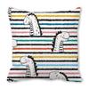 Office Sofa Car Cushion Cover Luxury Home Decoration Pillow Cover Cute Cartoon Little Dinosaur Animal Pattern