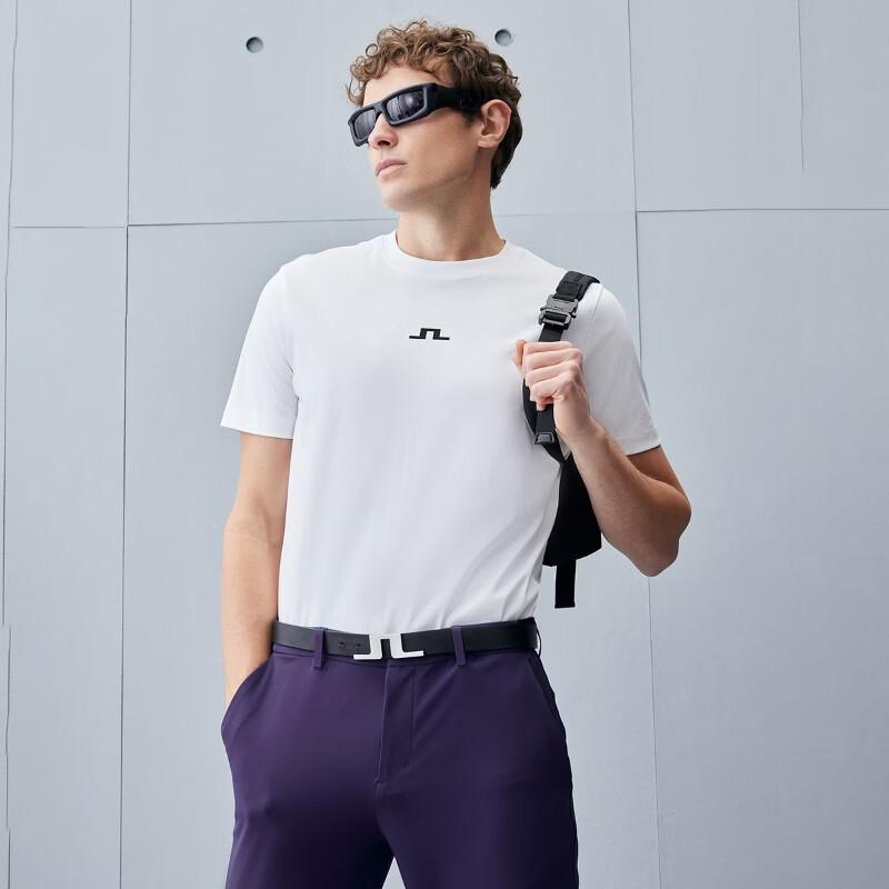 J.Lindeberg Men's Logo Cotton Cool Short Sleeve T-Shirt