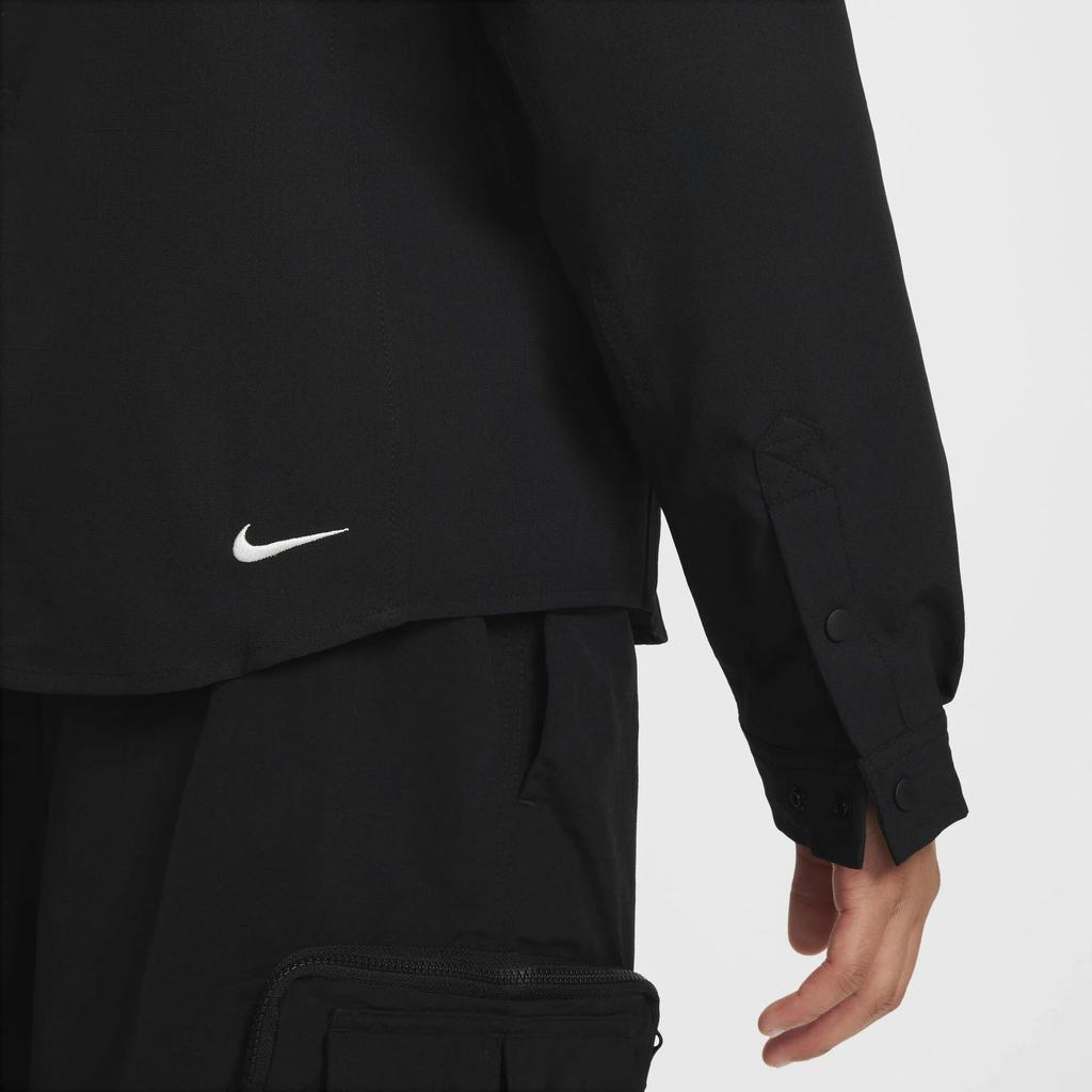 Nike ACG Kids Sun Protection Quick-Dry Functional Shirt Kids Tops Black Mountain-White FN9220-010