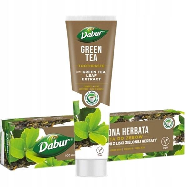 

Засіб для догляду за ротовою порожниною Зубна паста з екстрактами листя зеленого чаю Dabur Healthy Green Tea Toothpaste 100 ml
