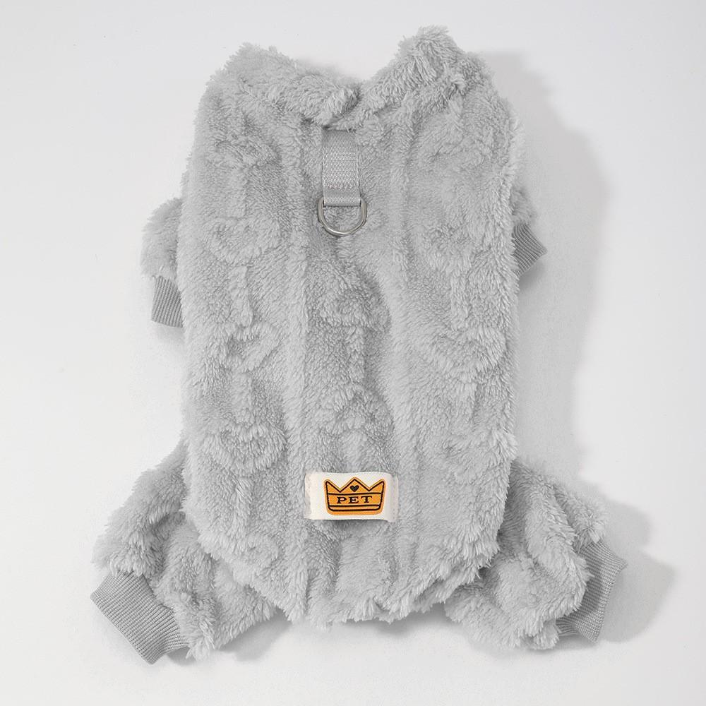 

Зимняя теплая одежда для питомцев Мягкая фланелевая собачья пижама Комбинезон для щенков и кошек Куртка-пальто на четыре лапы для маленьких и средних собак Чихуахуа Йоркширский терьер Наряд XS