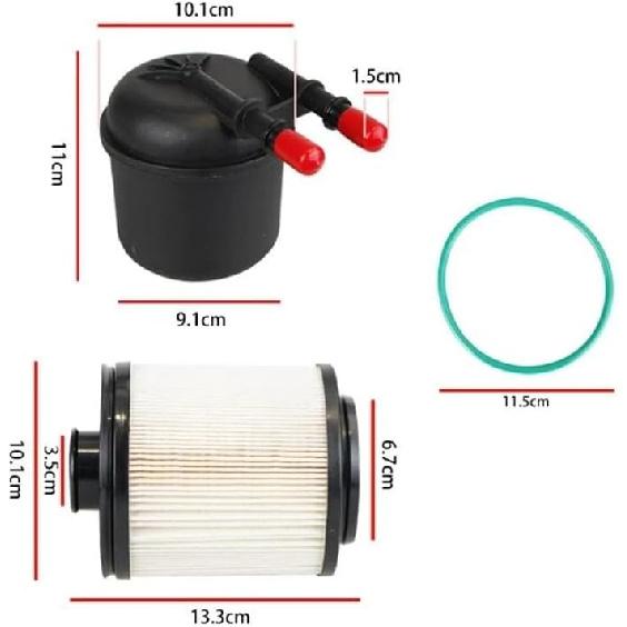 FD-4615 Fuel Filter for Ford, 2011-2016 Ford F250 F350 F450 F550 Super Duty, Replaces FD4615, 33615, BC3Z-9N184-B, FF1223, L4615F, FF920DL, 86615
