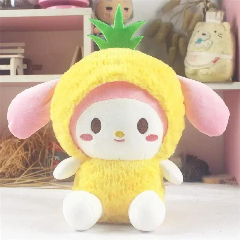 Sanrio Hello Kitty Plush Toy Anime Doll Kulomi Yugui Dog Melody Car Ornament Children Holiday Gifts s Cuddly Stuffed Fluffy Huggable Kawaii Comfort