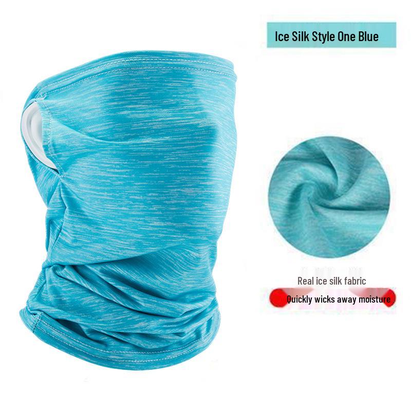 Sommer Eis Seide Nackenwärmer Stirnband für Radfahren und Outdoor-Sport