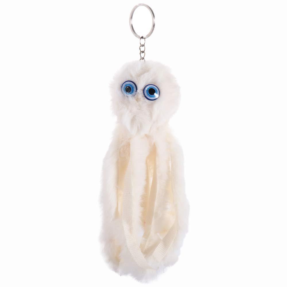 Portachiavi a Forma di Peluche, Ciondolo per Borsa, Accessori per Interni, Ciondolo Peluche, Portachiavi Peluche Polpo, Portachiavi Polpo Peluche, Portachiavi Peluche