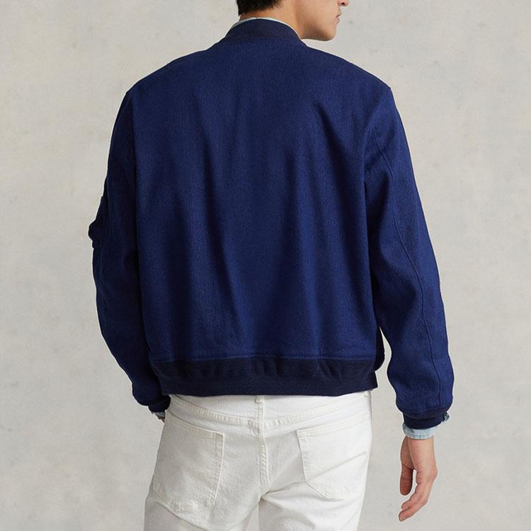 Polo Ralph Lauren SS22 Stretch Pilot Jacket Men Jacket Navy-Blue MNPOOTW16020826-410