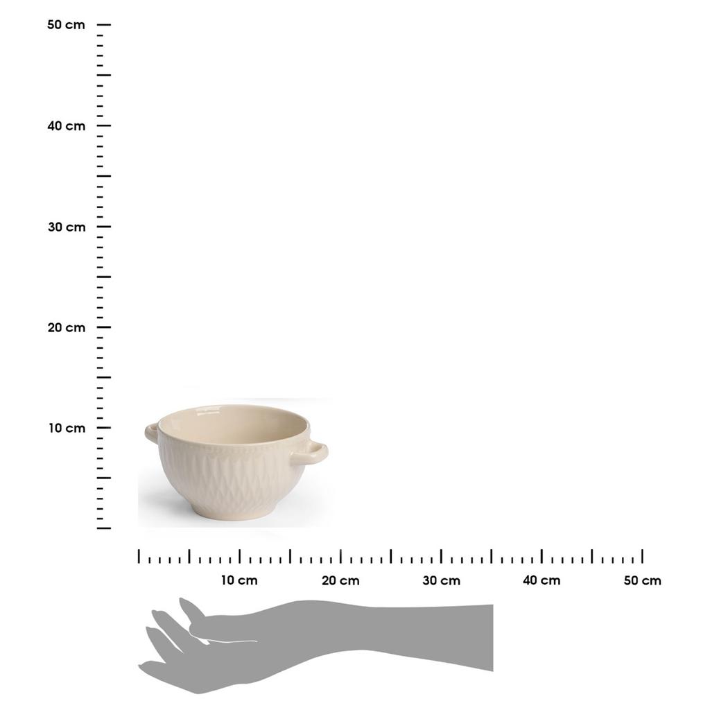 Miska Na Zupę Beżowa 650 Ml