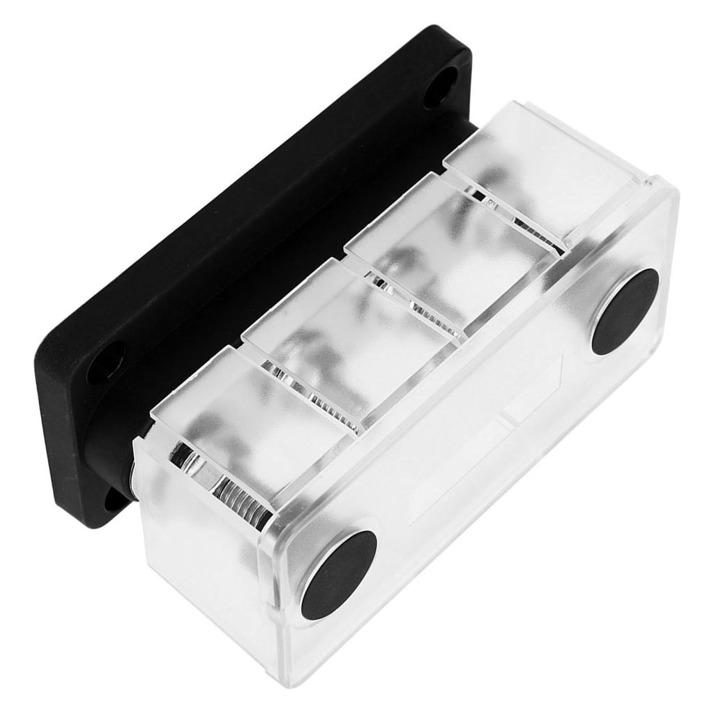 Stromverteilerblock M8 Schraube 4 Klemmen Sammelschiene DC 12V‑48V 300A für Automobil Boot