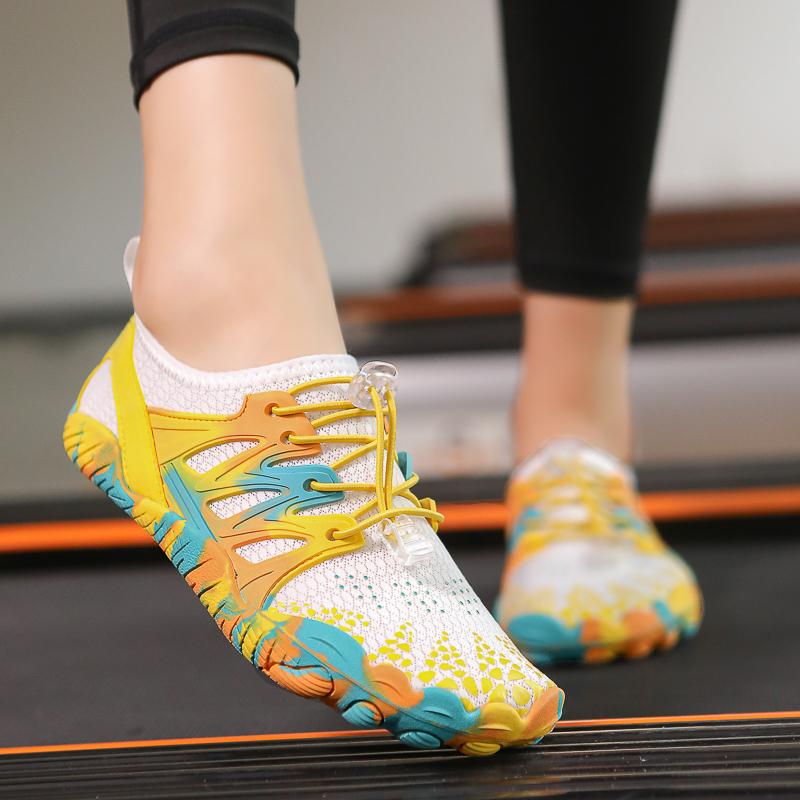 Fitness shoes Indoor sports shoes Shock-absorbing soft-soled running Yoga ******** rope shoes Strength training Squat shoes