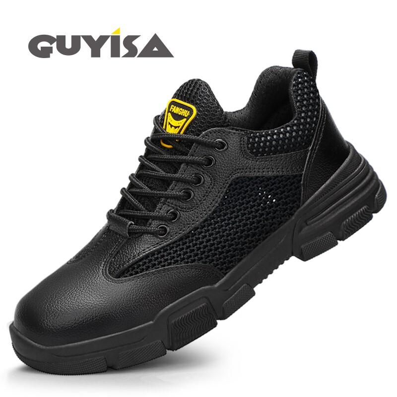 GUYISA A1092 Men s Breathable Steel Toe Safety Work Shoes 42