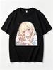 2026 New Unisex Crew Neck Casual Short Sleeve T Shirt With Heart Hand Pose Marin Kitagawa Anime Print Comfortable T Shirt