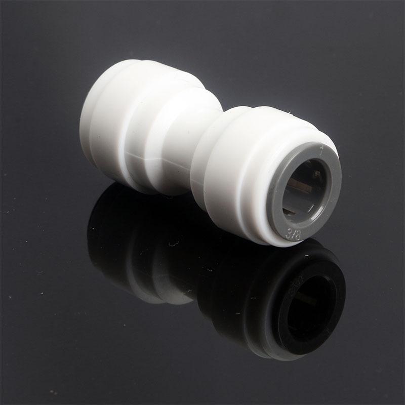 1 bucată fitinguri pentru țevi RO cu osmoză inversă Sistem de apă 3/8' până la 3/8" OD Furtun / 1/4' până la 3/8' OD Furtun pentru purificator de apă Filtru fără card