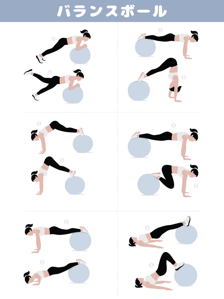 PROIRON Balance and Pilates Set of 2 Ball, 55cm, Ball, 25cm,