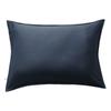 Pillowcase "Salomé" Bamboo Viscose 120 Threads/cm² - Salomé Minuit - 50 X 70 Cm Flat Quilted Ruffle