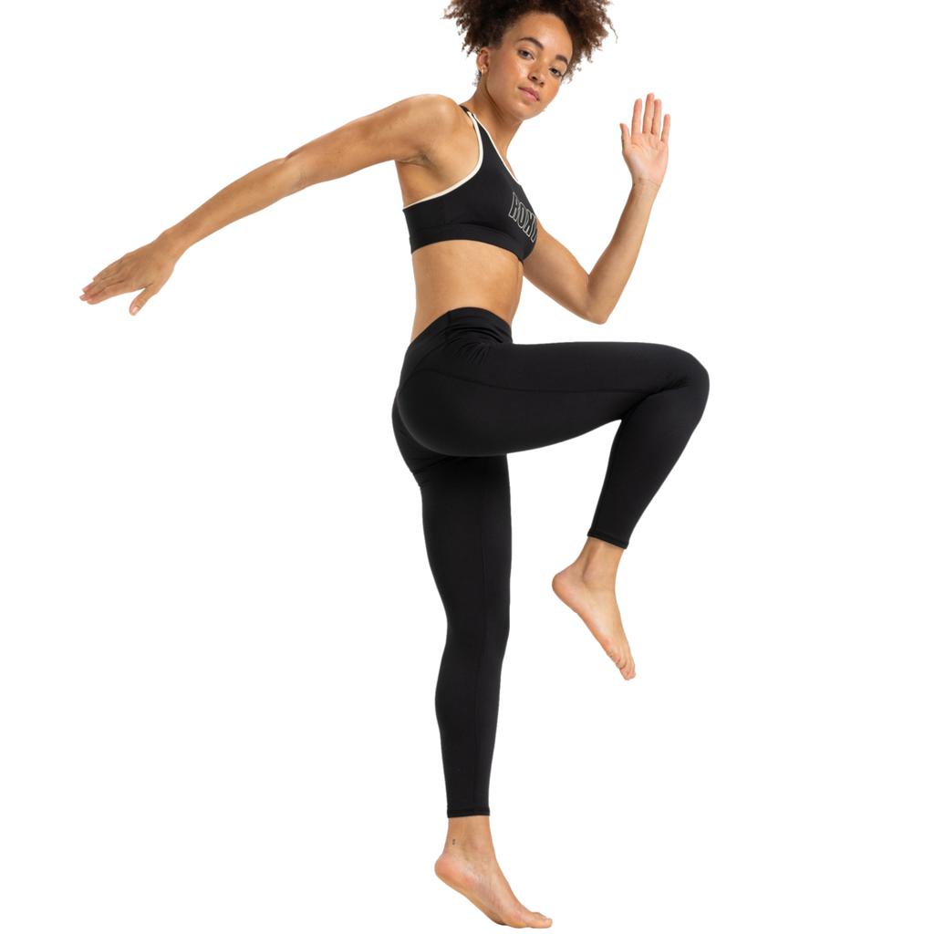 Roxy Everyday Flow Sport Leggings, Womens black Leggings