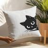 Cute cartoon plush cat  Pillow Case Linen Cushion Covers For Decorative Sofa Home Pillows Case Car Chair Pillows Cases