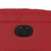 Electric Recliner Chair Red Faux Leather
