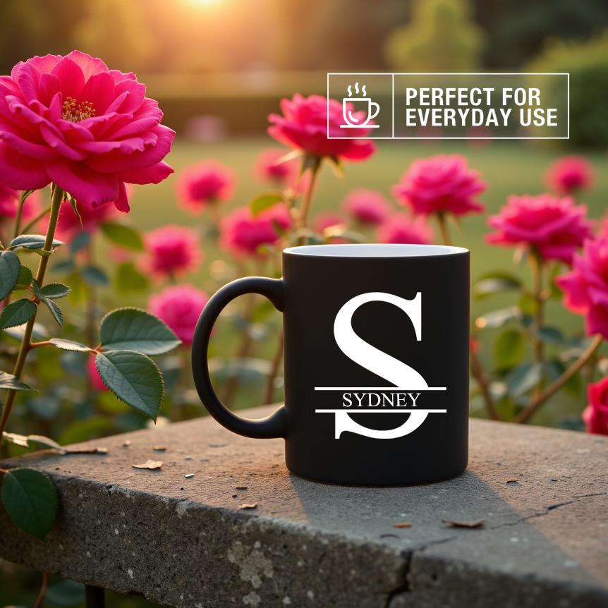 11oz Personalizowany Kubek do Mleka z Czarnym Napisem Dla Kawiarni, Ceramiczny Kubek do Kawy, Kubek do Picia, Filiżanka do Herbaty, Prezenty Świąteczne