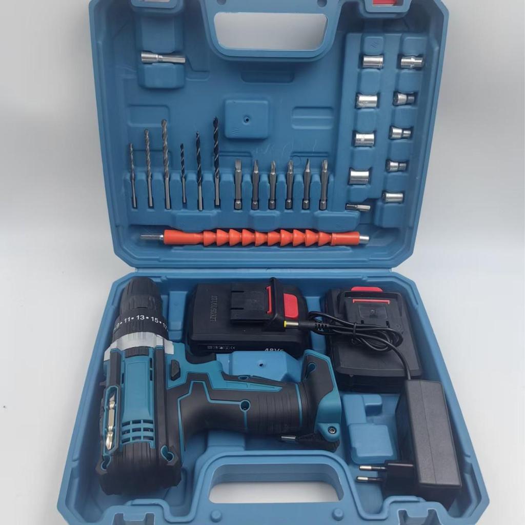 21V Rechargeable Brushless Lithium Battery Explosion-Proof Electric Drill