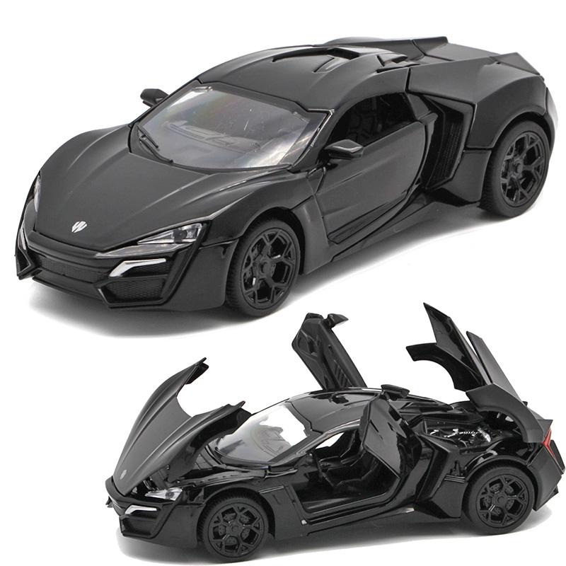1/32 Scale Simulated Alloy Laiken Dubai Sports Car Model Car, with Sound and Light Children's Toys, Boys' Holiday Gift Ornaments
