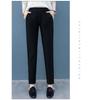 2026 Autumn and Winter New Woolen Pants High-waisted Pencil Pants Loose Trousers Casual Harlan Pants Women Fashion Elegant Simple Pockets Clothes 1896