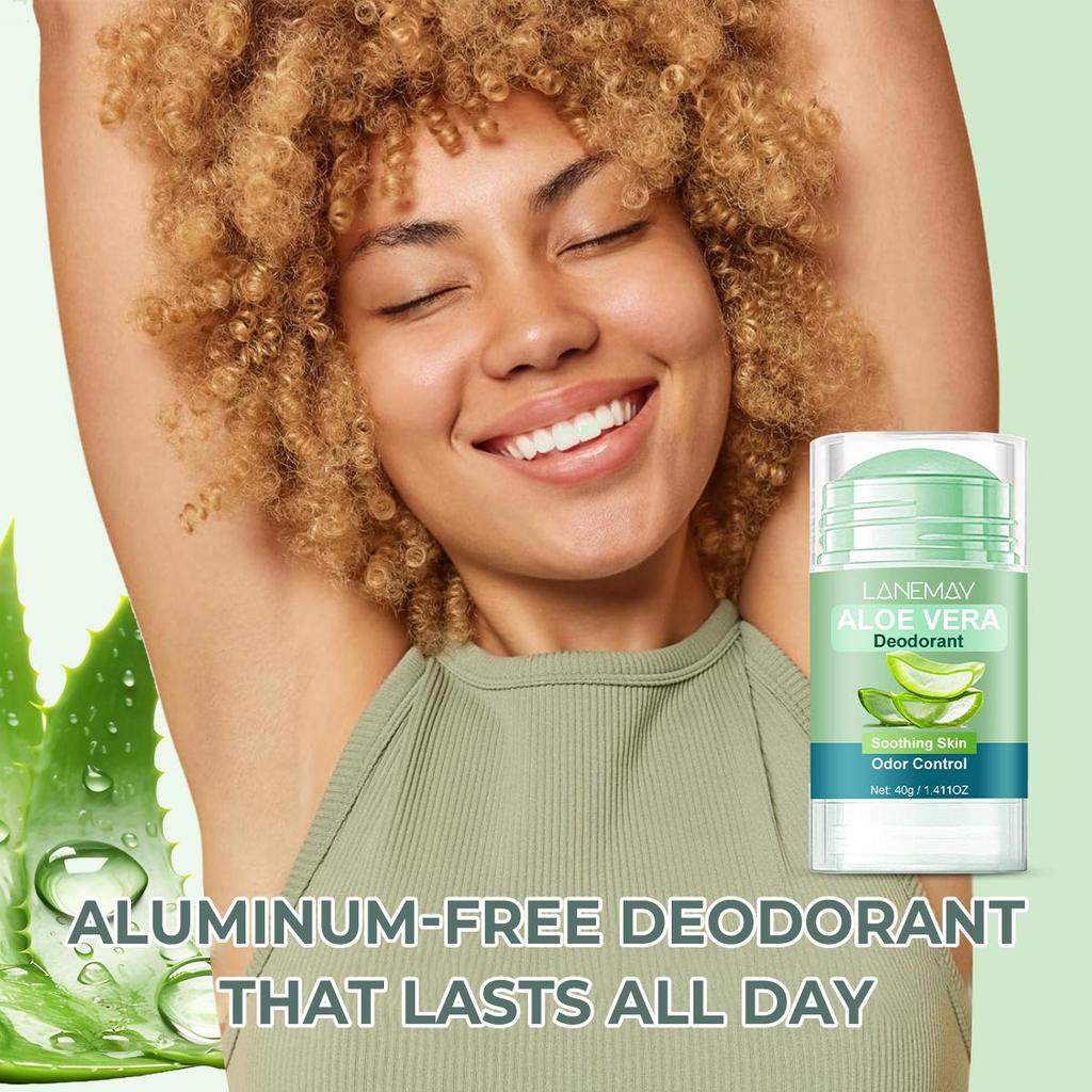 Aloe Vera Deodorant-Smooth And Nourish the Skin-48 Hours Odor Control-Suitable For Sensitive Skin