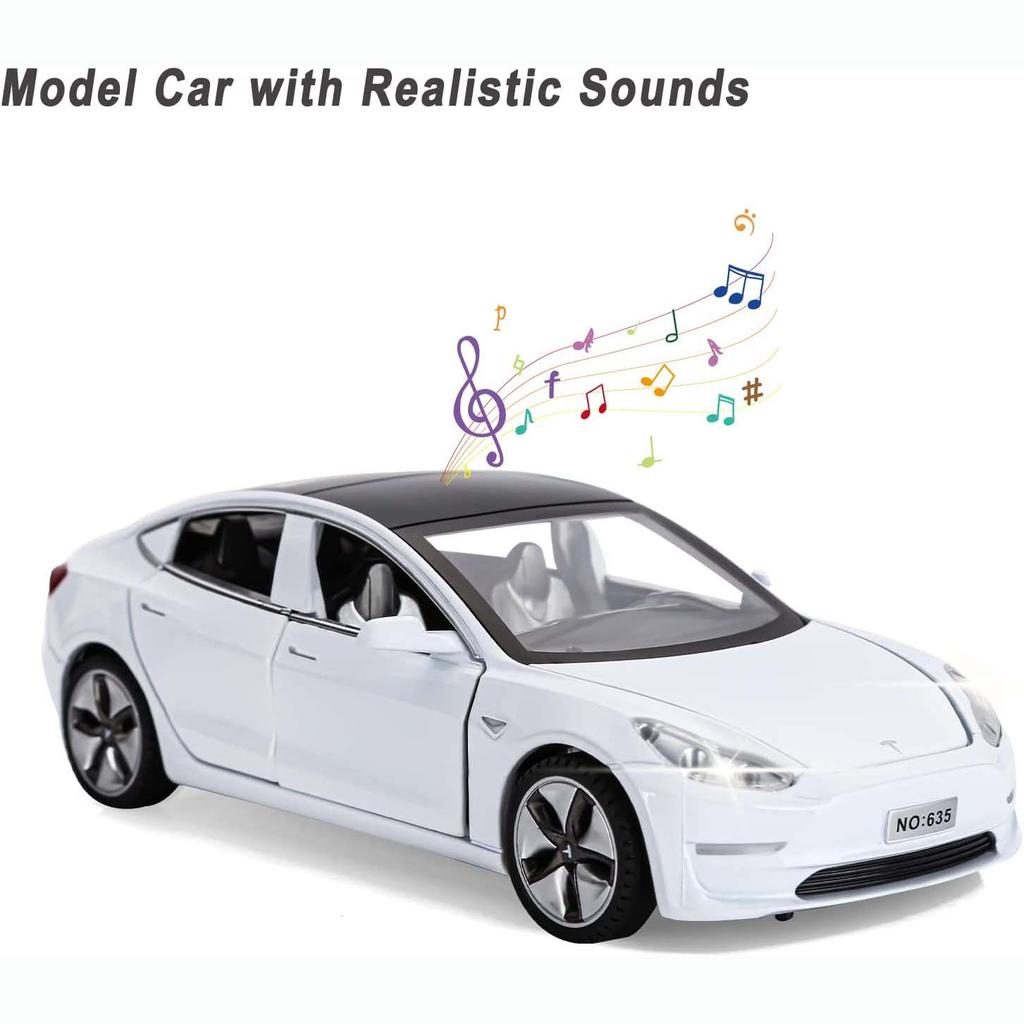 1:Model 32 v měřítku 3, litá slitina, autíčko, stahovací vozidlo se zvukem a světlem pro děti Dárková kolekce pro dospělé