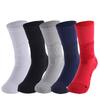 Black Bulk Basketball Crew Socks Youth Adult Eco-Friendly Spandex/Cotton Custom Logo Spring Sport Socks