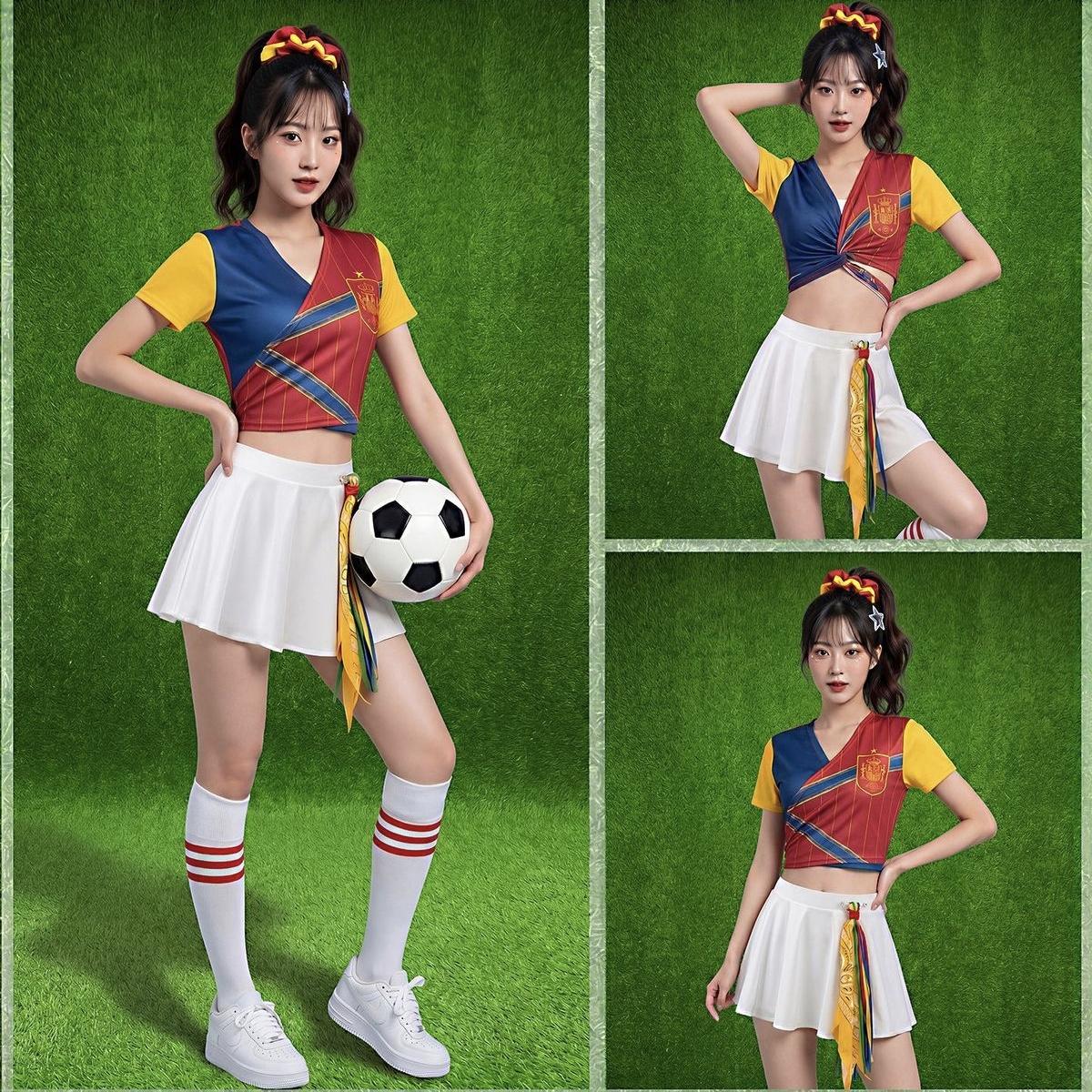 Football baby clothing Sexy Cheering squad clothing suit XL