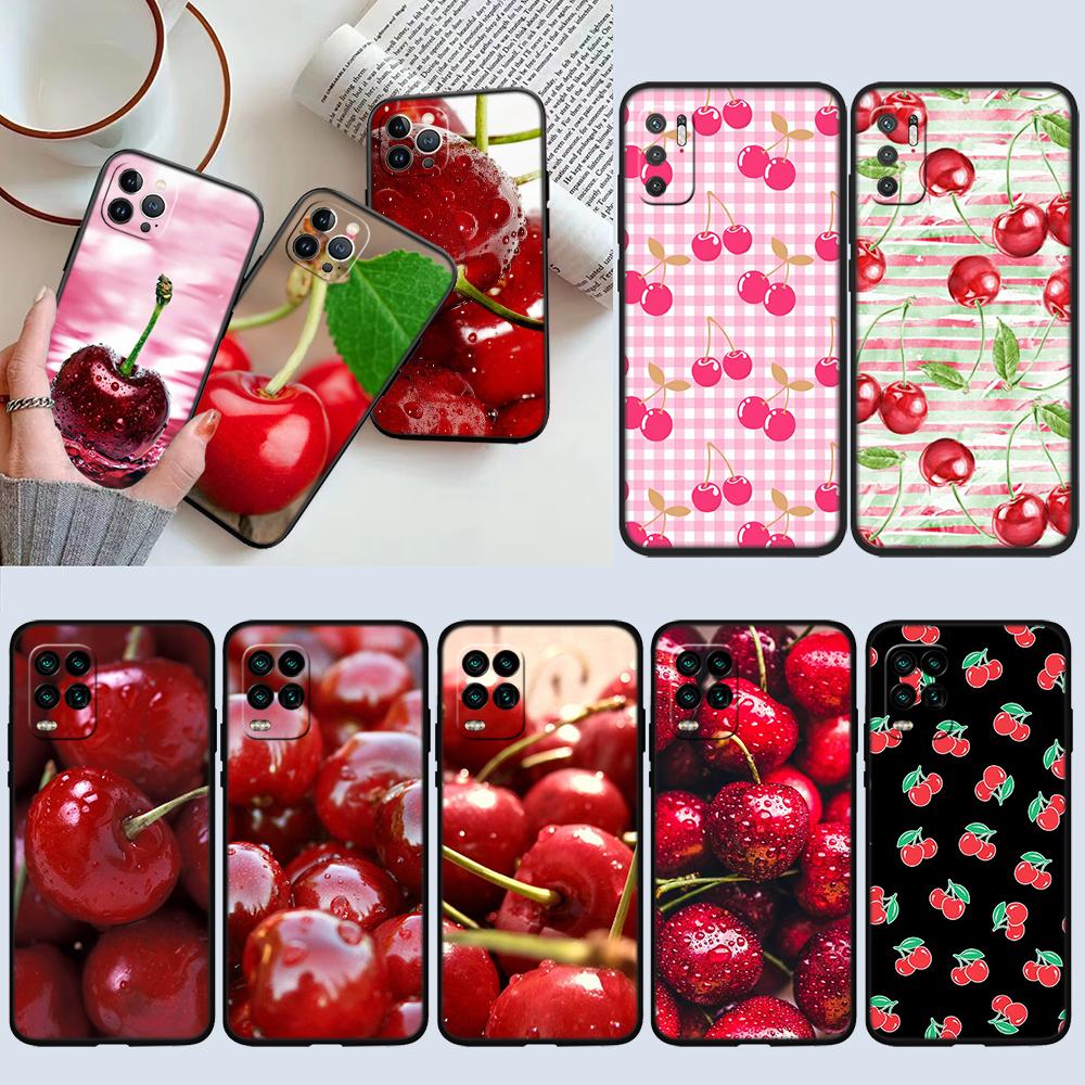 UP21 Cherry summer fruit New High-End Shell Phone Case for Xiaomi Poco C40 C50 C51 C55 C65 C71 C75 F3 F5 F6 F7 M2 M3 Pro Ultra