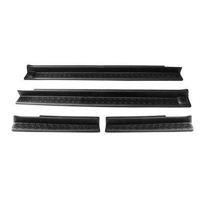 Door Scuff Plate Sill Guards for Jeep Wrangler 4 Door 82210106 82210106AB 4pcs Black Protector Car Accessories for