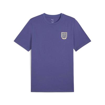 Simple Durable Comfortable Breathable Short Sleeve T-Shirt Men Tops Purple 632939-46