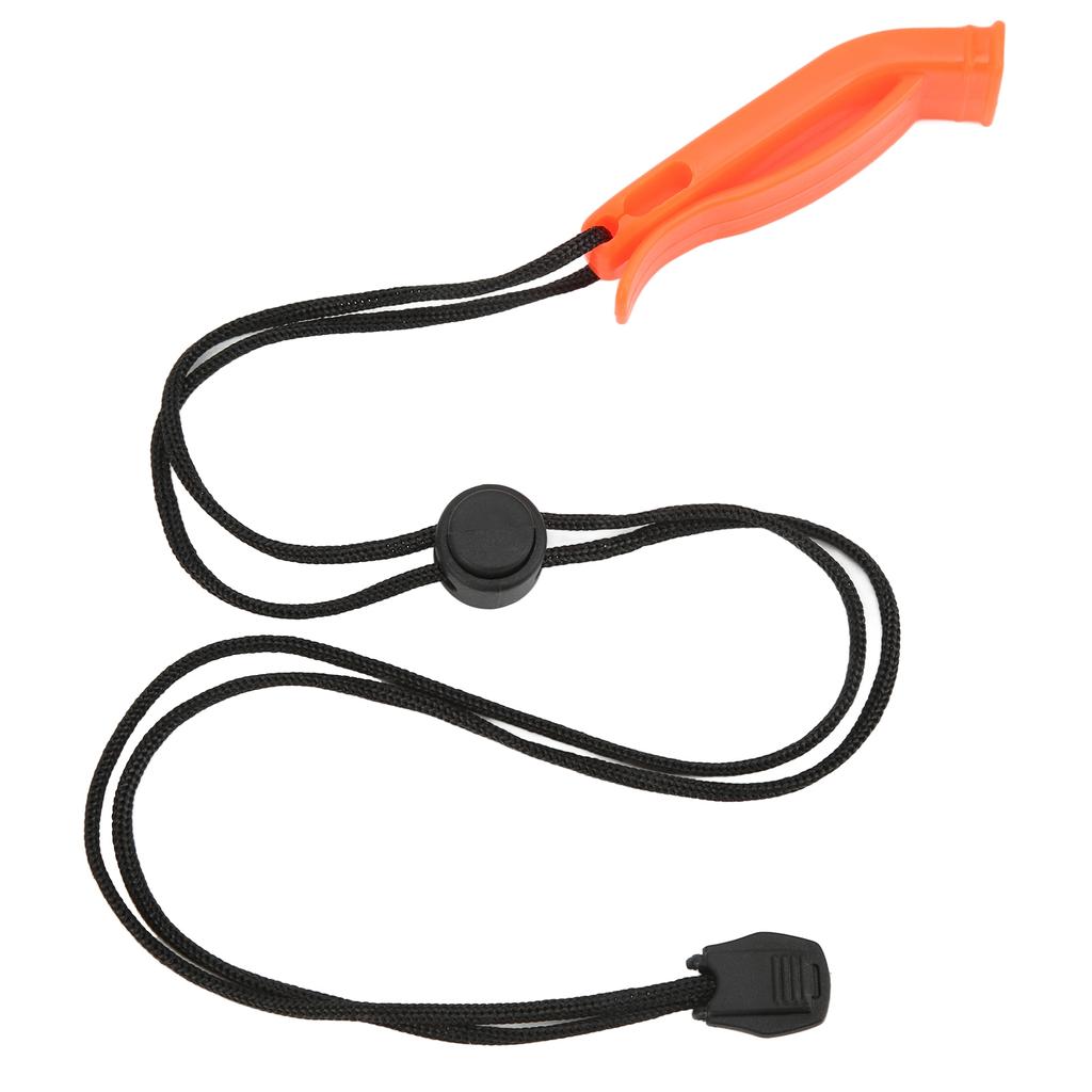 Safety Emergency Whistle Plastic Marine Survival Whistle with Lanyard for Outdoors Boating