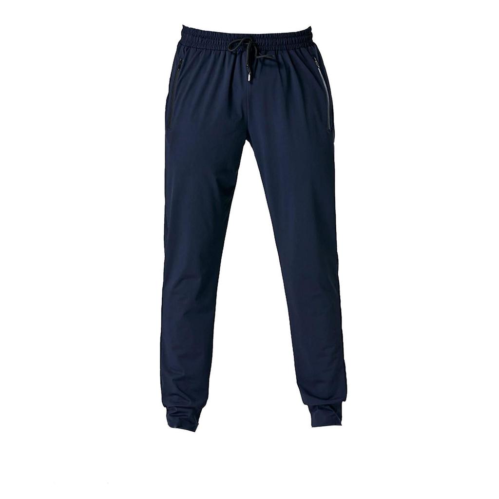 Mens Casual Jogging Color Matching Training Pants Small Feet Closed Leg Pants