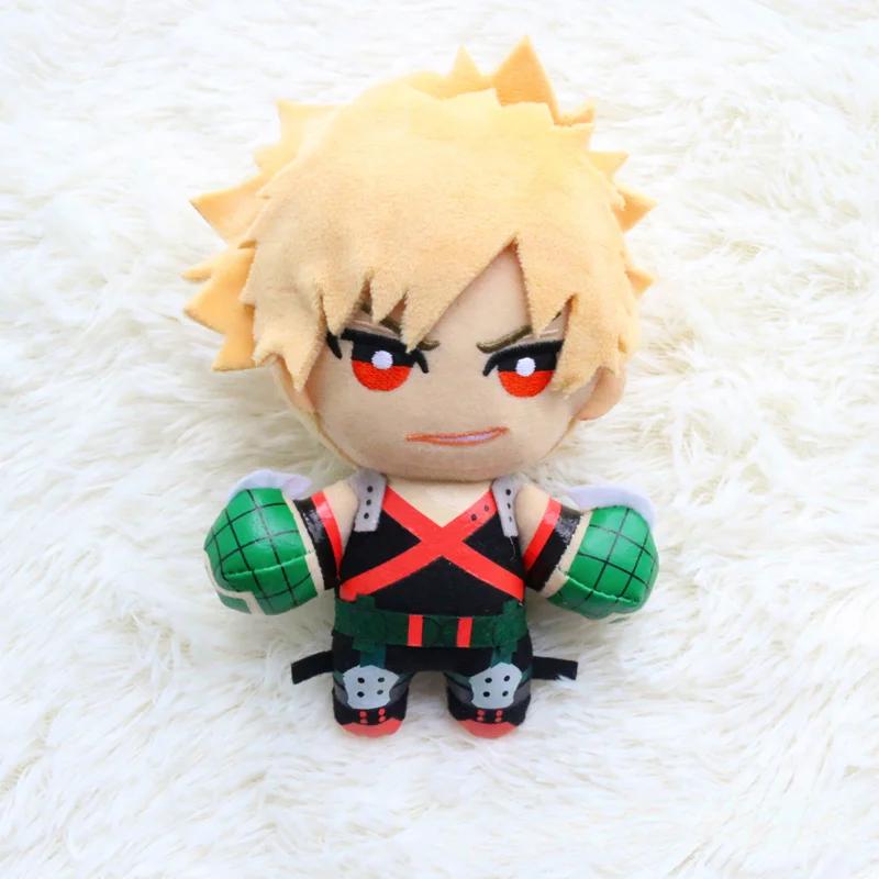 15CM My Hero Academia Anime Izuku Midoriya Katsuki Bakugou Shouto Todoroki Plush Pendant Toy Soft Plush Doll Gift