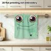 Adorable Smiling Frog Cartoon Bath Towel, Soft Quick Dry Highly Absorbent Kids Towel