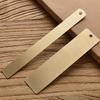 Retro Brass Straight Rulers Centimeter Inches Metal Triangle Ruler Protractor Stationery Measuring Tool School Office Supplies