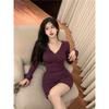 Spice Girl Sexy Dress Women's Spring and Autumn 2026 New Pure Desire Wind Waist Slim Inside Bottom Hip Wrap Short Skirt