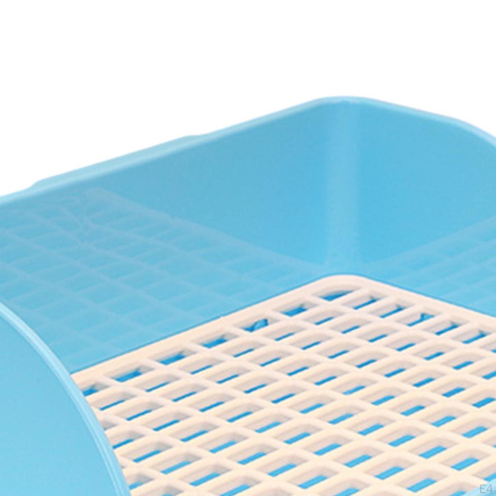 Corner Litter Box for Small Pets - Space-Saving Potty Solution