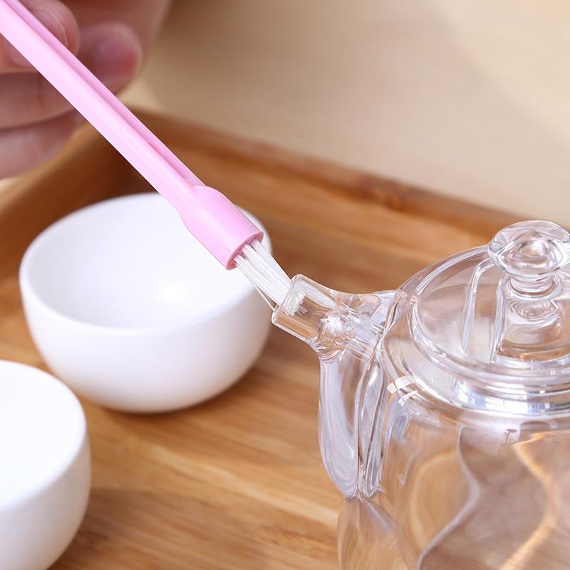 Nylon Bristle Brush Set For Kitchen And Home Cleaning Durable Portable Tool