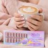 150PCS Nail Stickers, French Style Nail Polish Set, Versatile Multi-Sized Full Cover Smooth DIY Manicure, for Women Girls