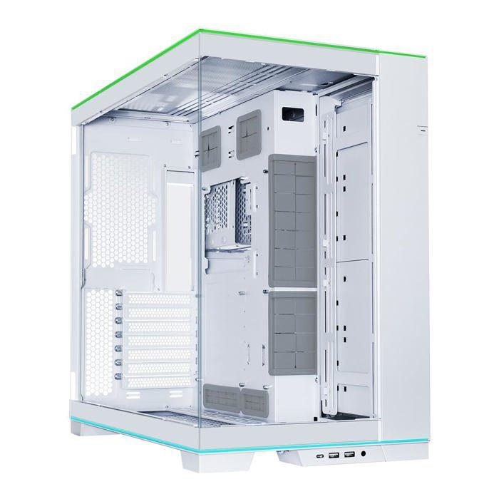 Boîtier PC - Lian Li - O11D EVO RGB - Verre trempé - Rétroéclairage RGB - Blanc