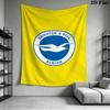 Brighton Wall Tapestry Aesthetic Wall Hanging Printed Fabric Blanket Decorative Tapestries for Bedroom Living Room Home Decor
