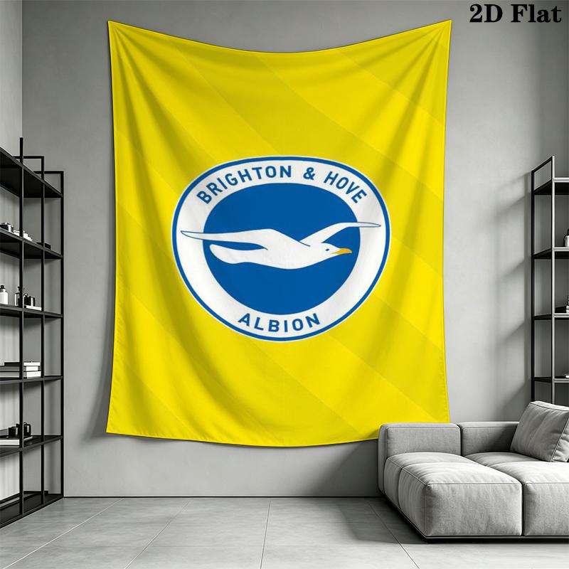Brighton Wall Tapestry Aesthetic Wall Hanging Printed Fabric Blanket Decorative Tapestries for Bedroom Living Room Home Decor