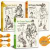 Video Sync: 3 Figurative Sketching Tutorials & Practice Books for Art Exams - Line Drawing & Human Anatomy