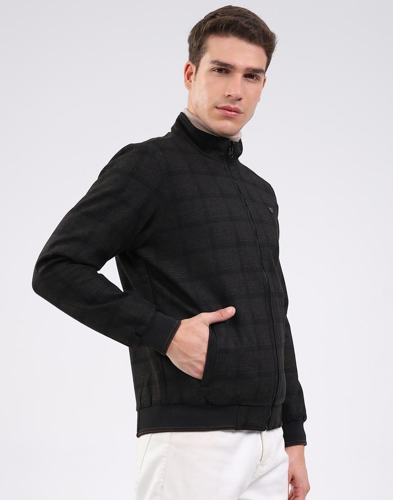 MONTE CARLO Men's Mock Neck Full Sleeve Jacket