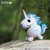 EUGY Unicorn Paper 3D Puzzle An Educational Toy That Is Perfect As a Gift for Elementary School and Adults - Boys, Girls, Alike.