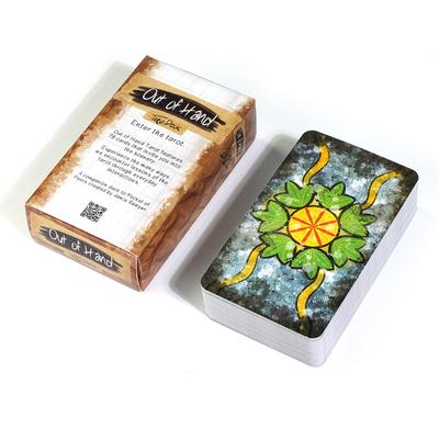 Out of Hand Tarot Deck, 78-teiliges Kartenspiel, Reiseversion, Taschenformat, für alle Liebhaberstufen