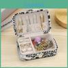 Leopard Print Jewelry Box With Pu Leather And Velvet For Travel And Gift Giving